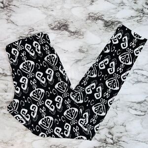 Threads 4 Thought | Leggings Paisley Elastic Waist | Black/White | Womens | M
